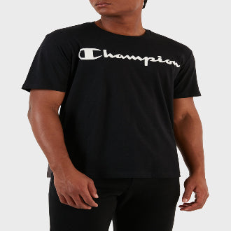 Champion Europe Men Crewneck T-Shirt – Black