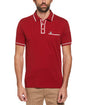 Original Penguin Drop Needle Short Sleeve Polo Shirt With Tipping – Red Dahlia - ANTHEM