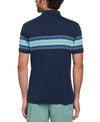 Original Penguin Chest Stripe Short Sleeve Polo Shirt – Dress Blues