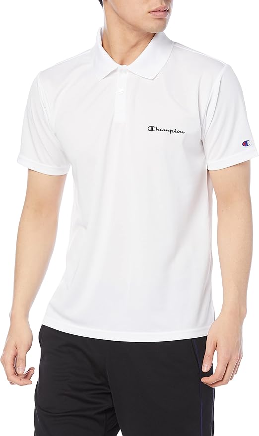 Champion Japan Left Script Polo Shirt – White - ANTHEM