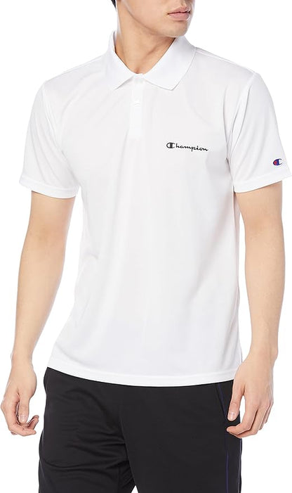 Champion Japan Left Script Polo Shirt – White - ANTHEM