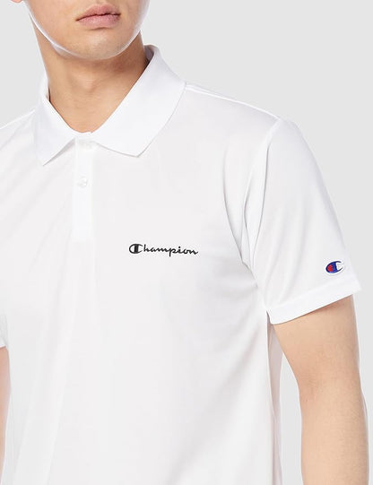 Champion Japan Left Script Polo Shirt – White - ANTHEM