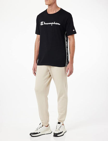 Champion Europe Men Crewneck Tee – Black - ANTHEM