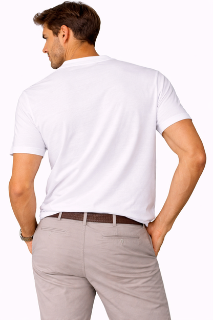 Original Penguin Knit Organic Cotton Jersey T-SHIRT - ANTHEM