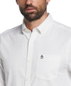 Original Penguin Ecovero™ Oxford Stretch Long Sleeve Shirt – Bright White