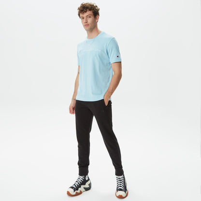 Champion Europe Men’s Crewneck Tee with Embroidered – Honeydew - ANTHEM