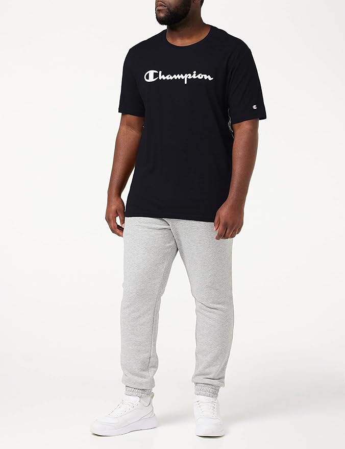 Champion Europe Men Crewneck Tee – Black - ANTHEM