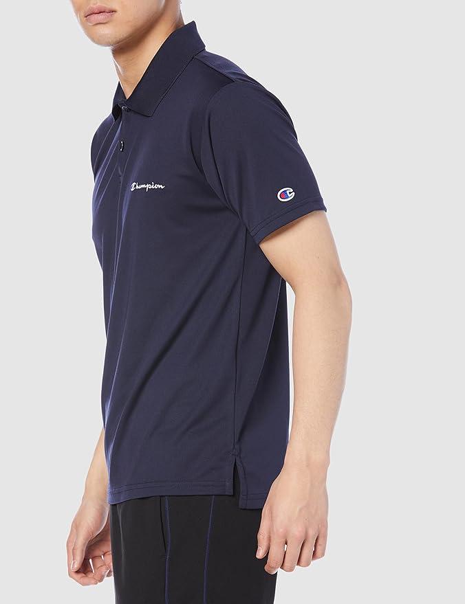Champion Japan Left Script Polo Shirt – Dark Navy - ANTHEM