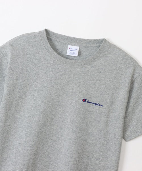 Champion Japan Round Neck Womens Short Sleeve Tee Oxford Gray