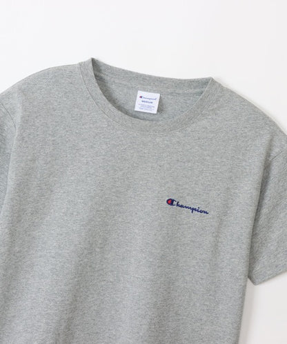 Champion Japan Round Neck Womens Short Sleeve Tee Oxford Gray