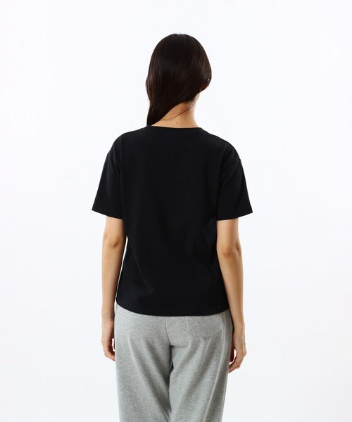Champion Japan Round Neck Womens Short Sleeve Tee Black