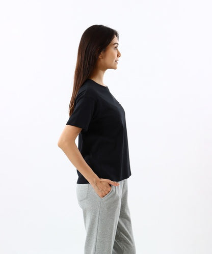 Champion Japan Round Neck Womens Short Sleeve Tee Black