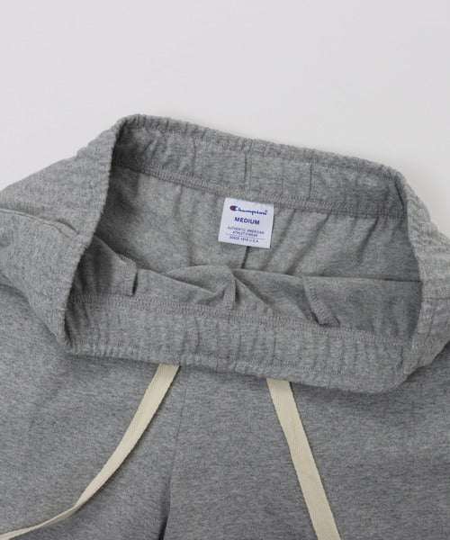 Champion Japan Script Logo Womens Shorts Oxford Gray