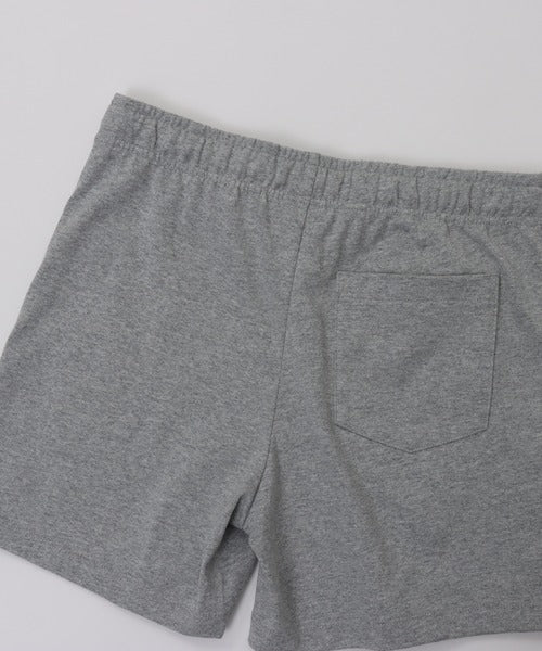 Champion Japan Script Logo Womens Shorts Oxford Gray
