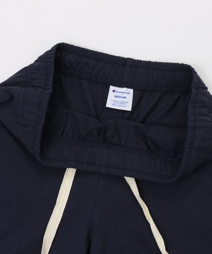 Champion Japan Script Logo Womens Shorts Navy