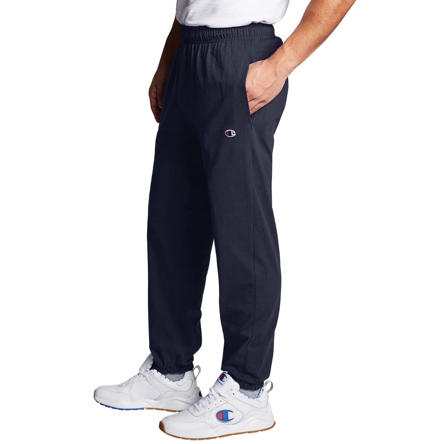 Champion US Closed Bottom Everyday Cotton Pants – Navy