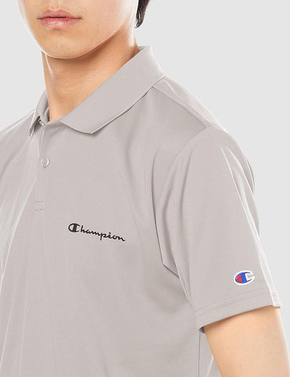 Champion Japan Left Script Polo Shirt – Oxford Gray - ANTHEM