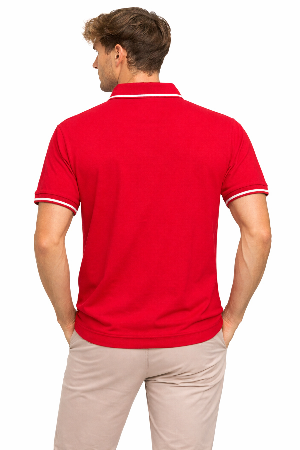Original Penguin Cotton Interlock Tipped Polo - ANTHEM
