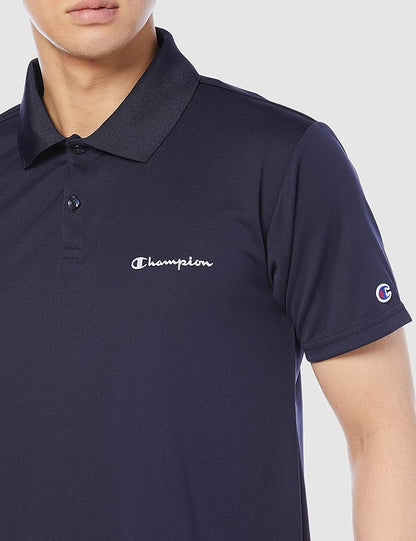 Champion Japan Left Script Polo Shirt – Dark Navy - ANTHEM