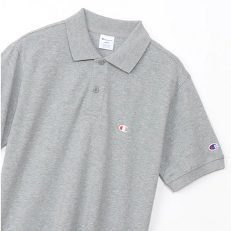 Champion Japan C Logo Polo Shirt – Oxford Gray