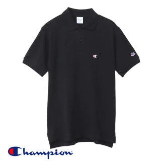 Champion Japan C Logo Polo Shirt - Black