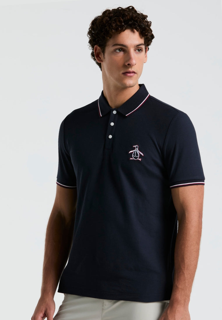 Original Penguin Mega Pete Cotton Pique Polo - ANTHEM
