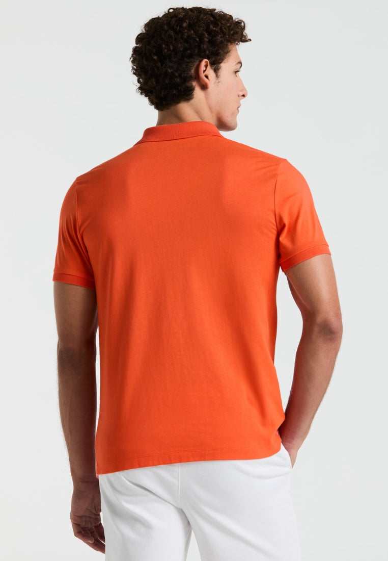 Original Penguin Jacquard Front 1/4 Zip Polo - ANTHEM