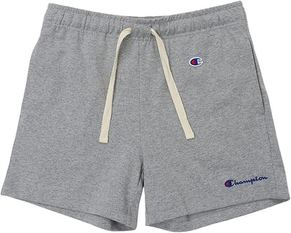 Champion Japan Script Logo Womens Shorts Oxford Gray - ANTHEM