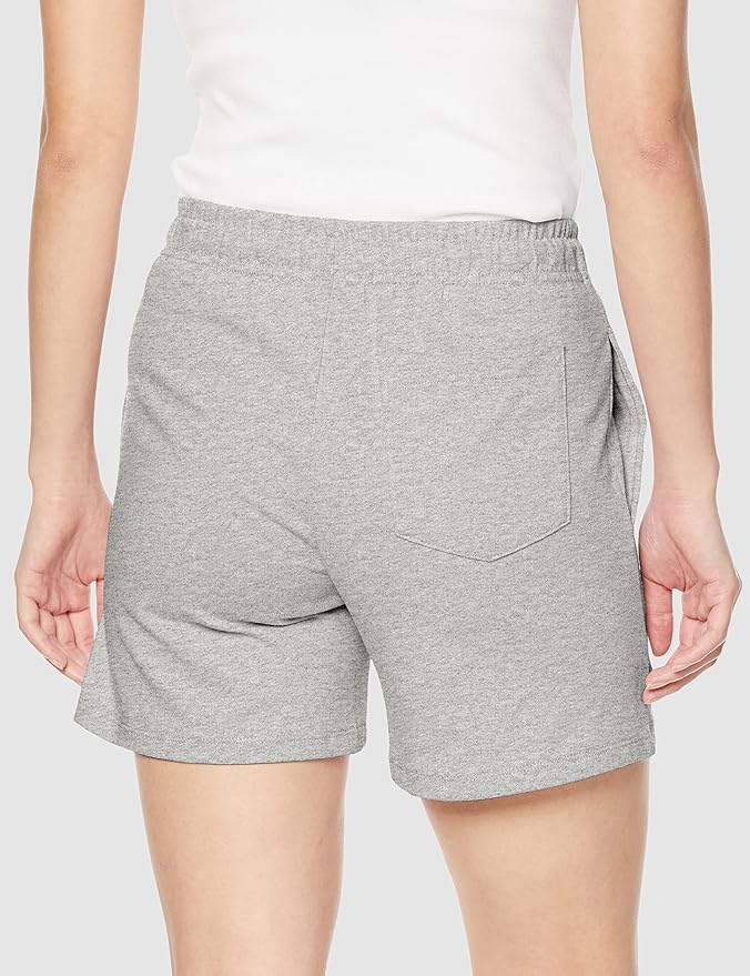 Champion Japan Script Logo Womens Shorts Oxford Gray - ANTHEM