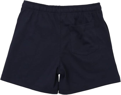 Champion Japan Script Logo Womens Shorts Navy - ANTHEM