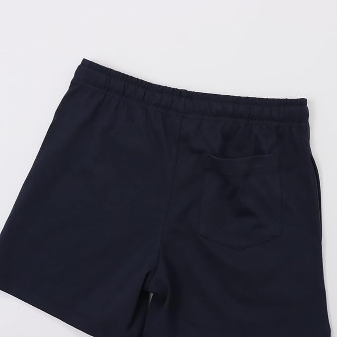 Champion Japan Script Logo Womens Shorts Navy - ANTHEM