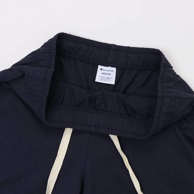 Champion Japan Script Logo Womens Shorts Navy - ANTHEM