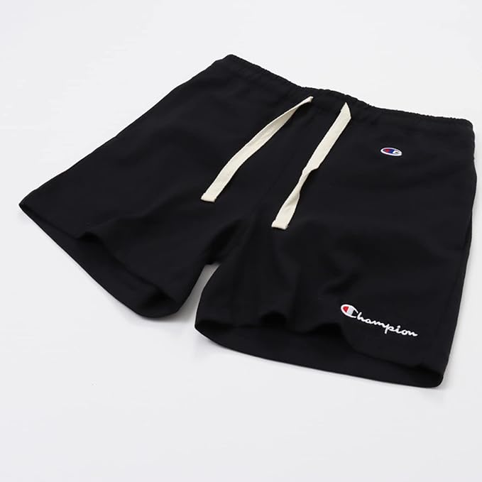 Champion Japan Script Logo Women's Shorts Black - ANTHEM