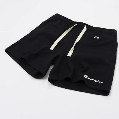 Champion Japan Script Logo Women's Shorts Black - ANTHEM