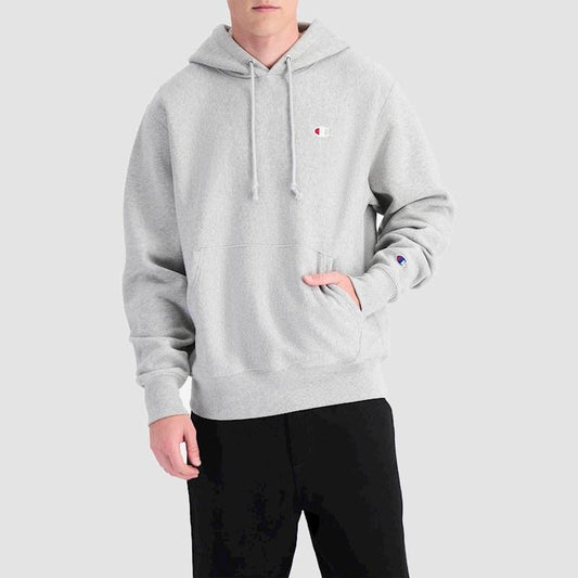 Champion Japan C Logo Hooded Sweatshirt – Oxford Gray - ANTHEM