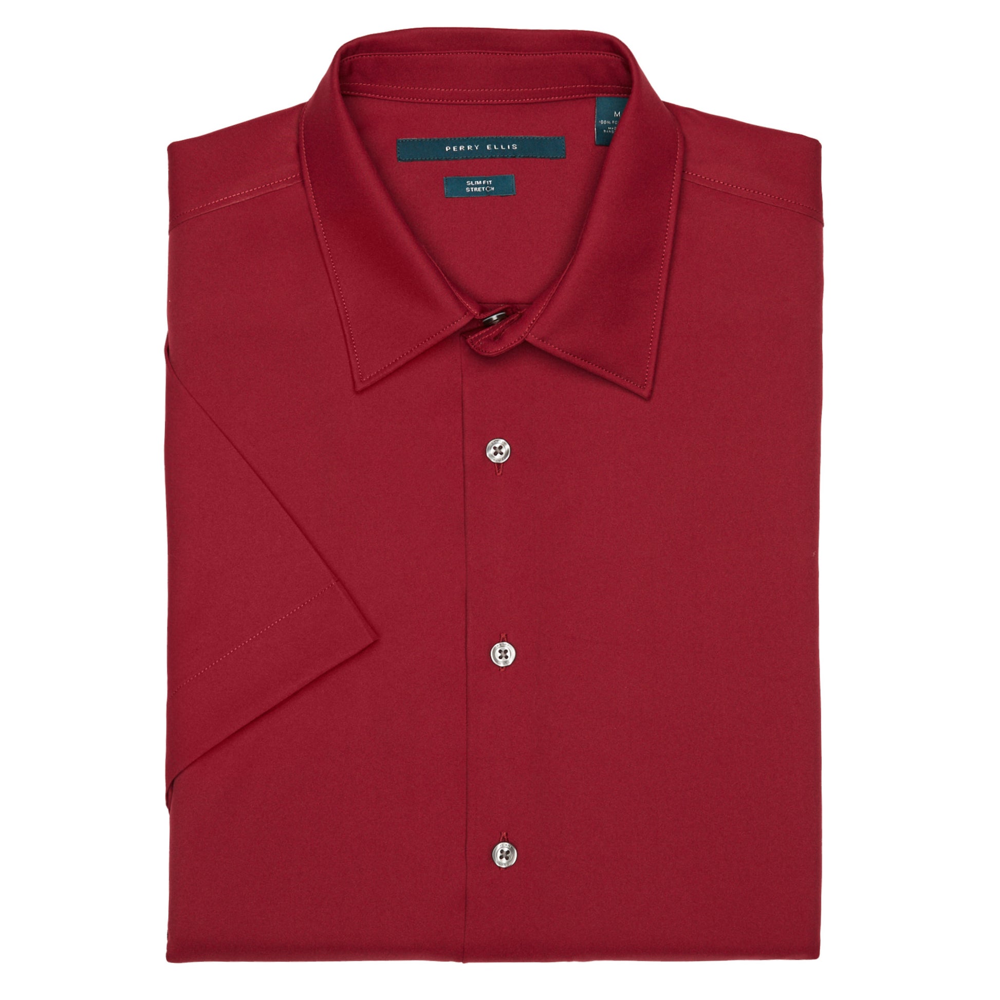 Perry Ellis Short Sleeve Poplin Stretch Shirt – ANTHEM