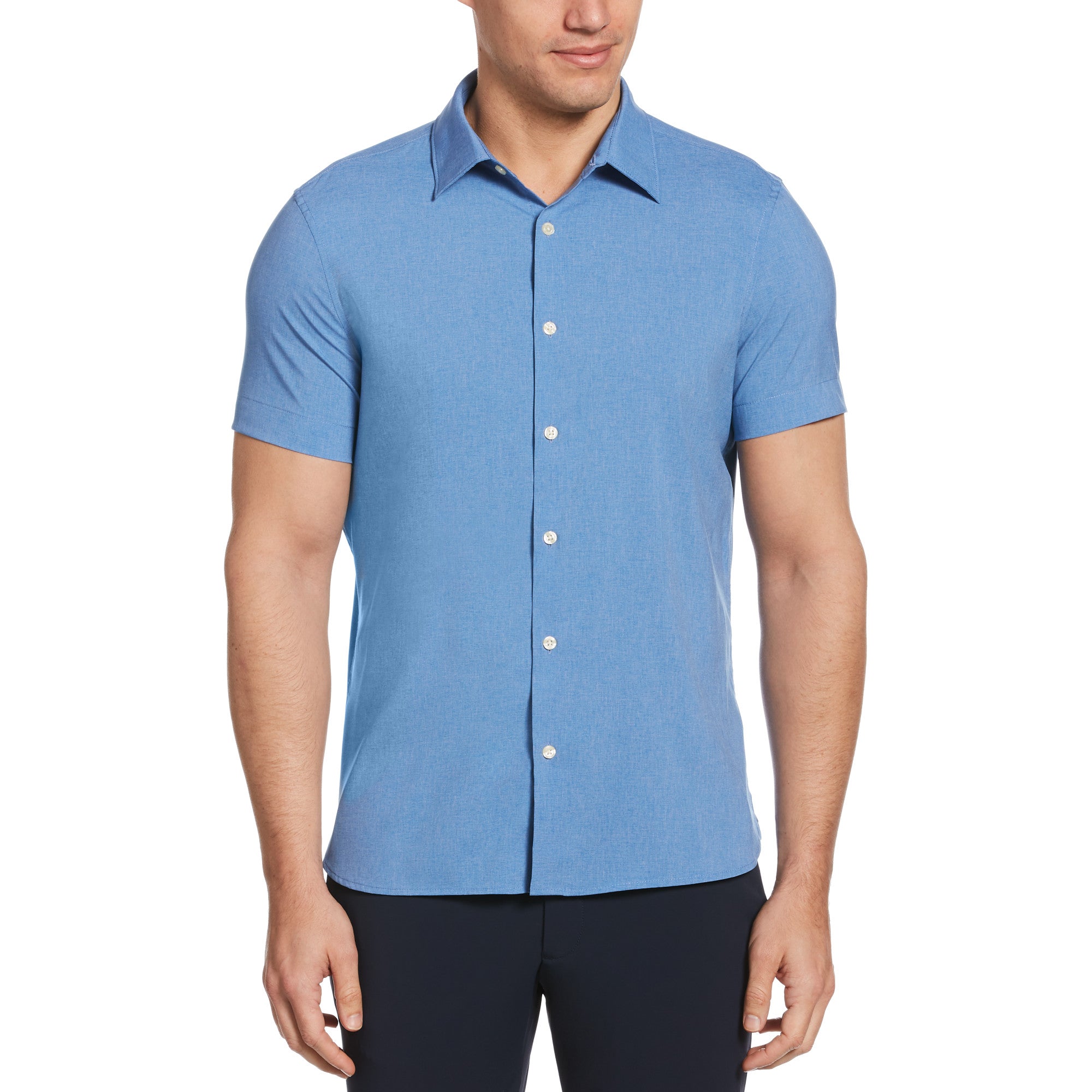 Perry Ellis Short Sleeve Poplin Stretch Shirt – ANTHEM