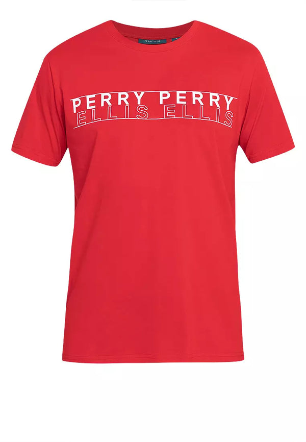 Perry Ellis Men's Round Neck Knit T-Shirt | ANTHEM