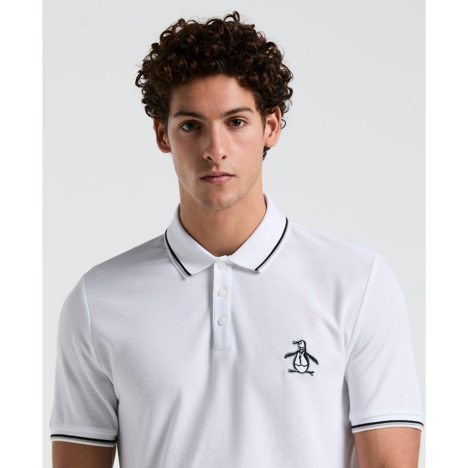 Original Penguin Mega Pete Cotton Pique Polo - ANTHEM