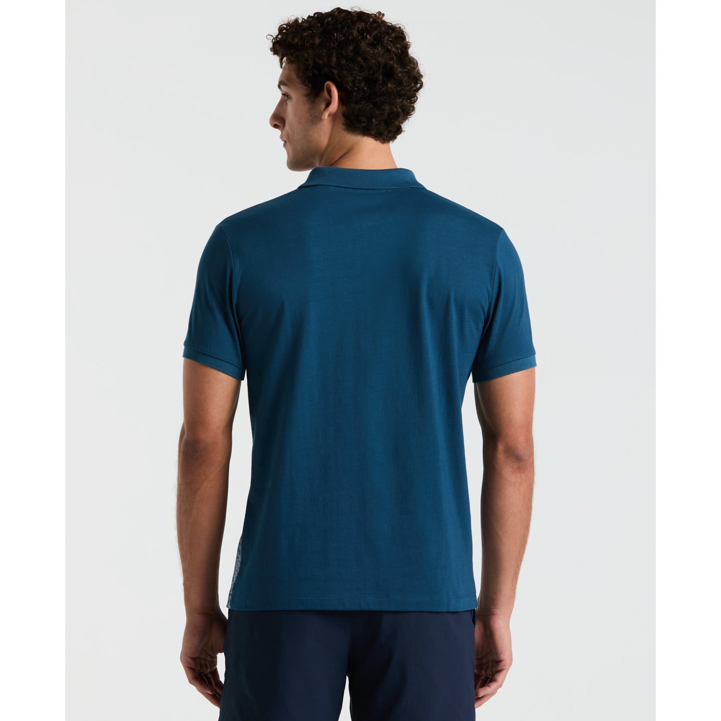 Original Penguin Jacquard Front 1/4 Zip Polo - ANTHEM