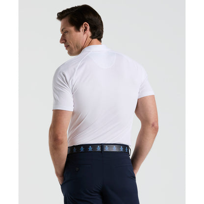 Original Penguin Performance Legacy Short Sleeve Polo Tennis Shirt Bright White