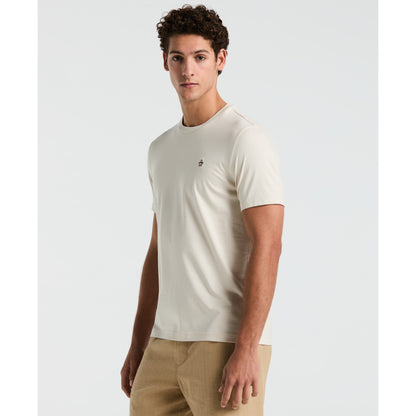 Original Penguin TV Pete Organic Cotton Short Sleeve Tee in Birch