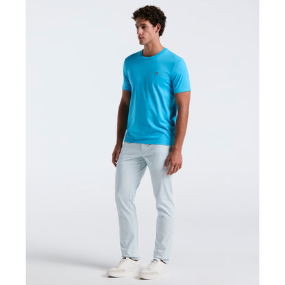Original Penguin TV Pete Organic Cotton Short Sleeve Tee in Horizon Blue - ANTHEM