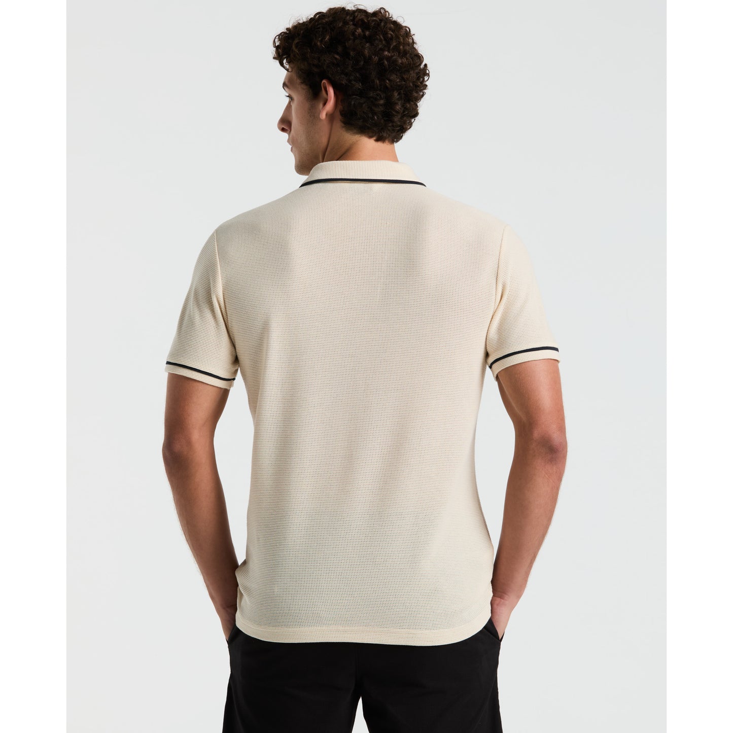 Original Penguin Organic Cotton Bentley Mesh Polo - ANTHEM