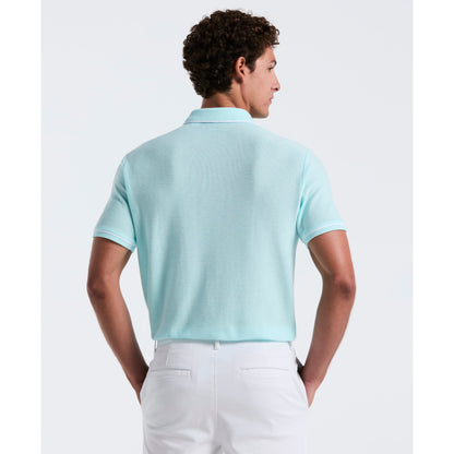 Original Penguin Earl Mesh Cotton Short Sleeve Polo in Spa Retreat