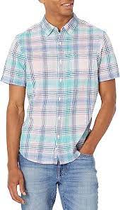 Original Penguin Roadmap Plaid Woven Shirt - Bright White - ANTHEM