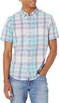 Original Penguin Roadmap Plaid Woven Shirt - Bright White - ANTHEM