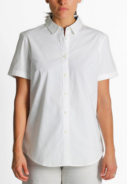 Original Penguin Women's Short Sleeve Core Poplin Shirt - ANTHEM