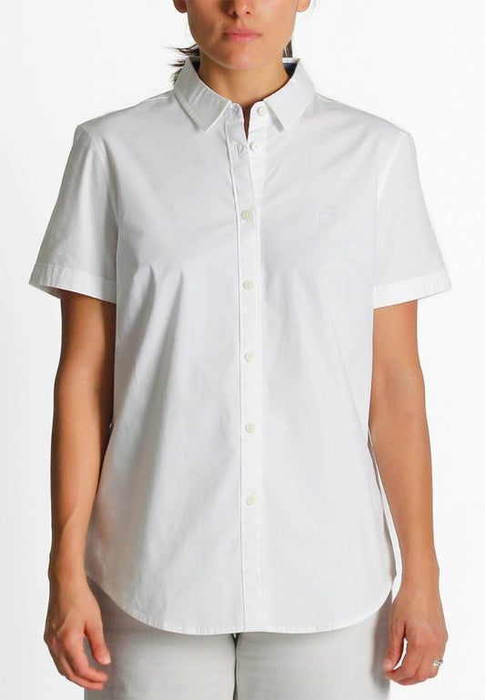 Original Penguin Women's Short Sleeve Core Poplin Shirt - ANTHEM