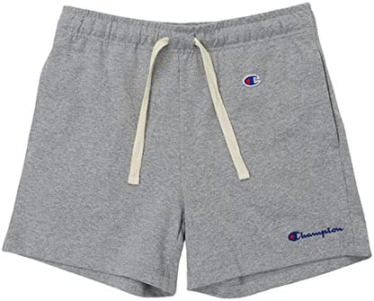 Champion Japan Script Logo Womens Shorts Oxford Gray
